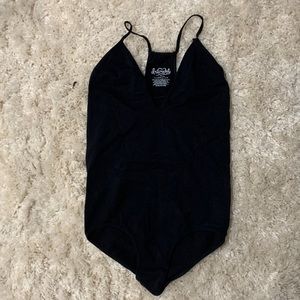 Intimately by Free People Black Bodysuit